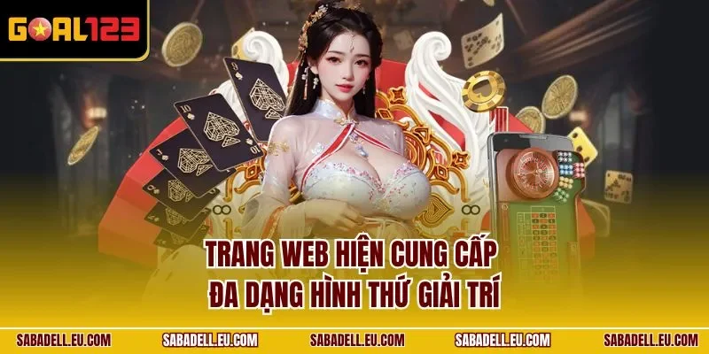 Trang web hiện cung cấp đa dạng hình thứ giải trí
